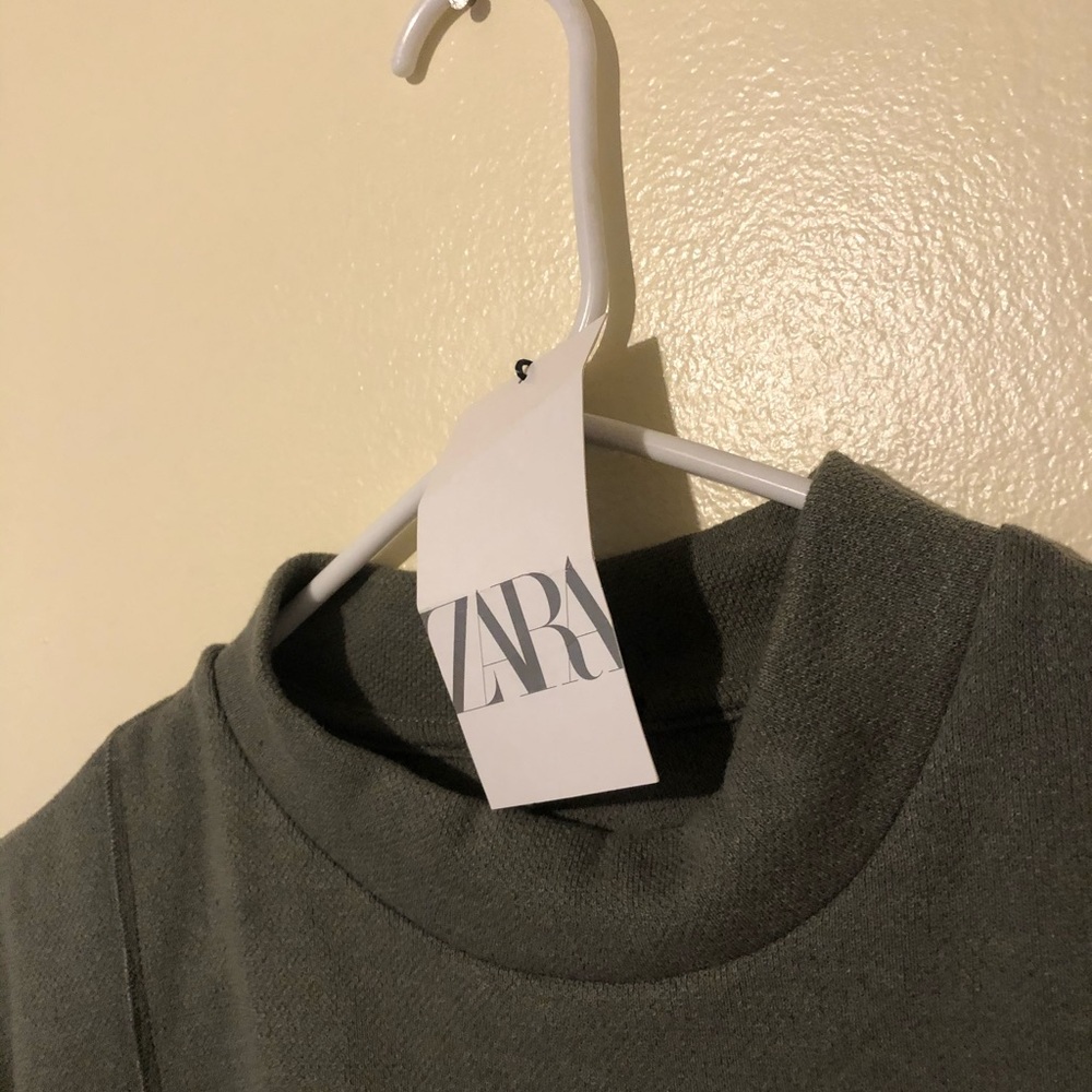 NWT Zara Textured Weave Dress - Picture 7 of 8